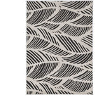 2' X 4' Black and White Abstract Indoor Outdoor Area Rug - Homeroots - Flyclothing LLC