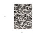 3' X 5' Black and White Floral Indoor Outdoor Area Rug - Homeroots - Flyclothing LLC
