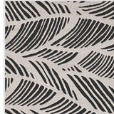 3' X 5' Black and White Floral Indoor Outdoor Area Rug - Homeroots - Flyclothing LLC