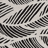 7' X 10' Black and White Abstract Indoor Outdoor Area Rug - Homeroots - Flyclothing LLC