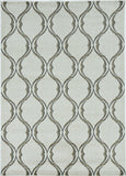 5' X 8' Sand Wavy Lines Area Rug - Homeroots - Flyclothing LLC