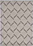 2' X 4' Green and Ivory Geometric Indoor Outdoor Area Rug - Homeroots - Flyclothing LLC