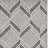 7' X 10' Gray Geometric Indoor Outdoor Area Rug - Homeroots - Flyclothing LLC