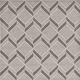 7' X 10' Gray Geometric Indoor Outdoor Area Rug - Homeroots - Flyclothing LLC