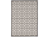 2' X 3' Ivory Or Grey Diamond Pattern Accent Rug - Homeroots - Flyclothing LLC