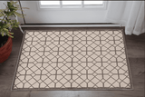 3' X 5' Ivory Or Grey Polypropylene Rug - Homeroots - Flyclothing LLC