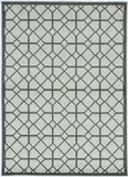 5' X 8' Ivory Or Grey Geometric Tiles Area Rug - Homeroots - Flyclothing LLC