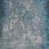 3' X 5' Blue and Silver Abstract Area Rug - Homeroots - Flyclothing LLC