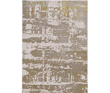 3' X 5' Ivory Or Gold Abstract Area Rug - Homeroots - Flyclothing LLC
