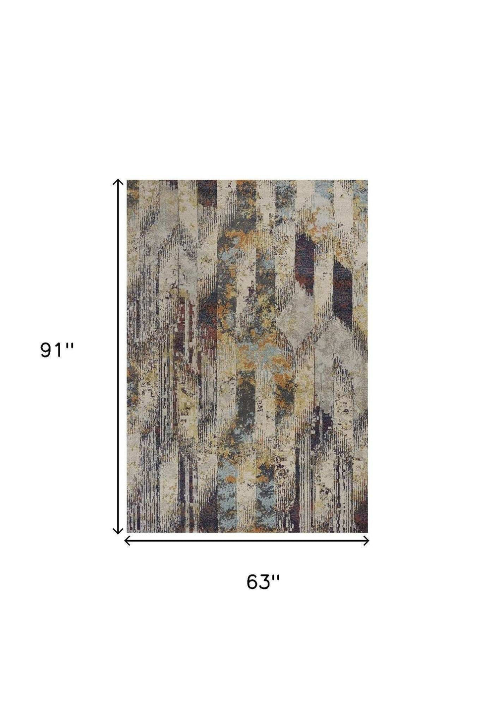 5' X 8' Area Rug - Homeroots - Flyclothing LLC