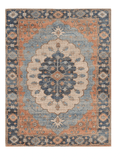 5' X 7' Blue Medallion Hand Woven Area Rug - Homeroots - Flyclothing LLC