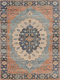 5' X 7' Blue Medallion Hand Woven Area Rug - Homeroots - Flyclothing LLC
