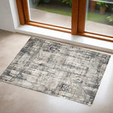 3' X 5' Gray Area Rug - Homeroots - Flyclothing LLC