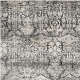 9' X 13' Gray Floral Area Rug - Homeroots - Flyclothing LLC