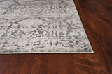 9' X 13' Gray Floral Area Rug - Homeroots - Flyclothing LLC