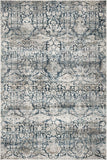 5' X 8' Teal Floral Area Rug - Homeroots - Flyclothing LLC