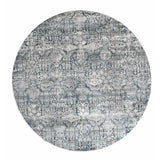 8' X 8' Teal Floral Area Rug - Homeroots - Flyclothing LLC