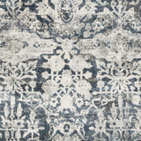 8' X 8' Teal Floral Area Rug - Homeroots - Flyclothing LLC