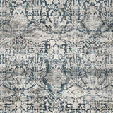 9' X 13' Teal Floral Area Rug - Homeroots - Flyclothing LLC