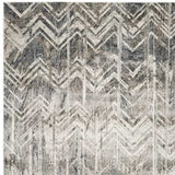 3' X 5' Gray Chevron Area Rug - Homeroots - Flyclothing LLC