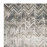 5' X 8' Gray Chevron Area Rug - Homeroots - Flyclothing LLC
