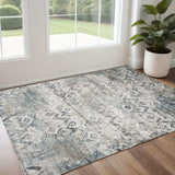 3' X 5' Teal Area Rug - Homeroots - Flyclothing LLC