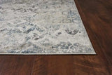 8' X 8' Ivory Gray and Teal Abstract Area Rug - Homeroots - Flyclothing LLC