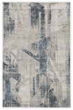 9' X 13' Blue and Gray Abstract Area Rug - Homeroots - Flyclothing LLC