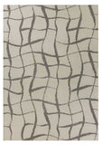 3' X 5' Ivory Abstract Shag Area Rug - Homeroots - Flyclothing LLC