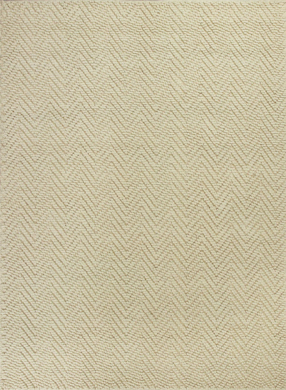 2' X 4' Ivory Chevron Hand Woven Area Rug - Homeroots - Flyclothing LLC