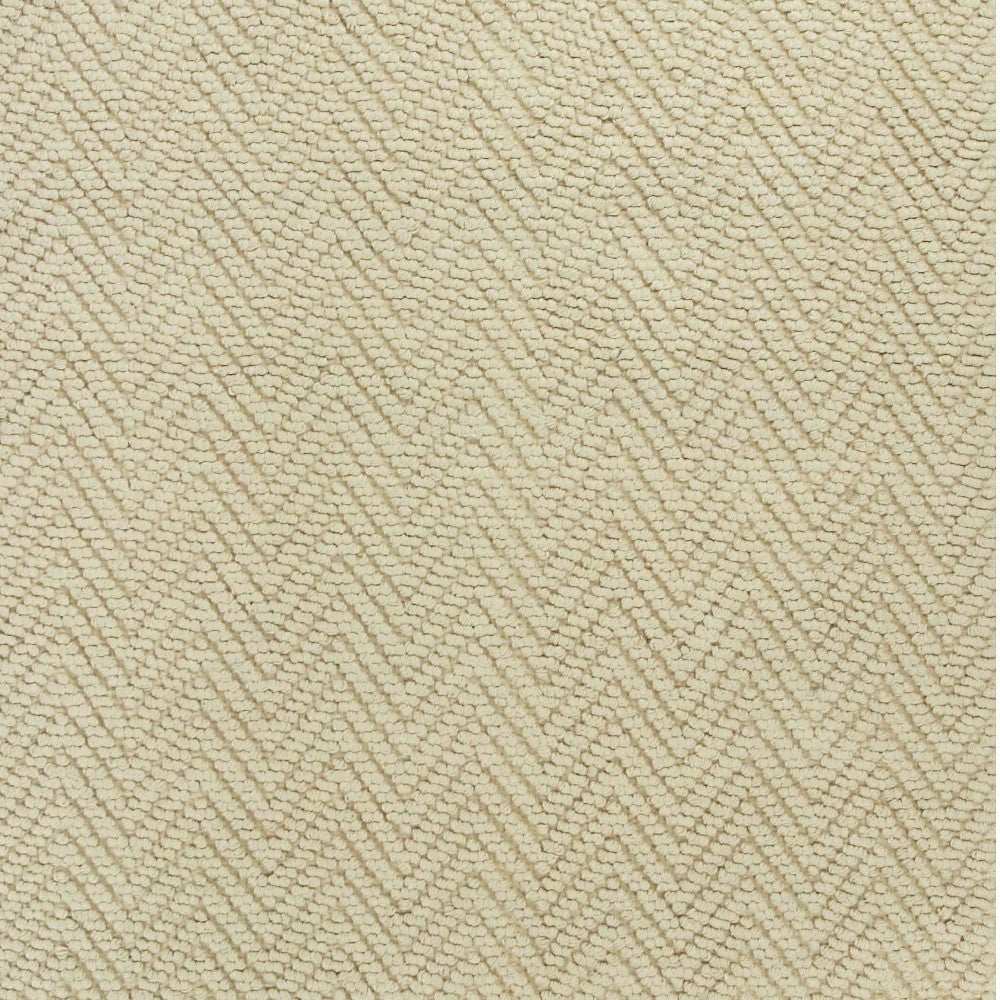 5' X 8' Ivory Chevron Hand Woven Area Rug - Homeroots - Flyclothing LLC