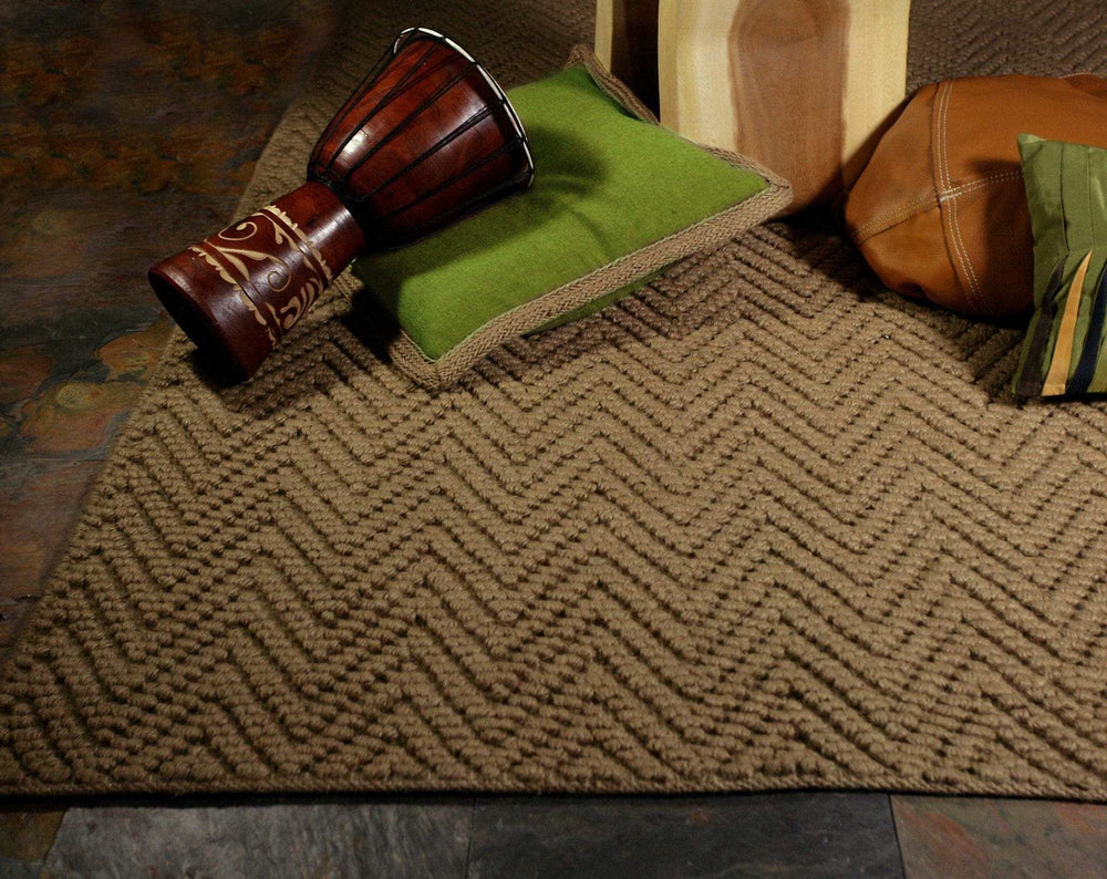 2' X 4' Natural Chevron Hand Woven Area Rug - Homeroots - Flyclothing LLC