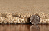 8' Natural Chevron Hand Woven Area Rug - Homeroots - Flyclothing LLC