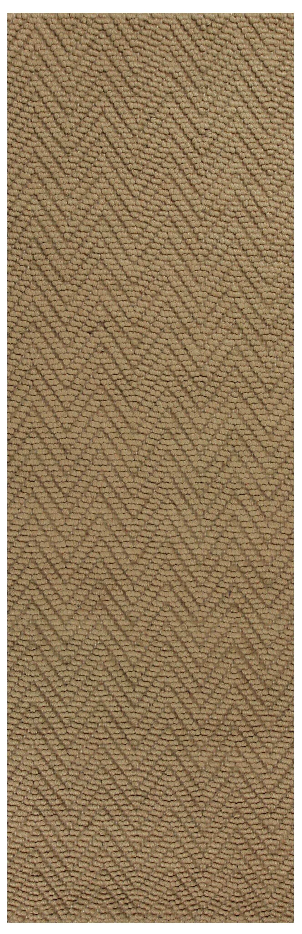8' Natural Chevron Hand Woven Area Rug - Homeroots - Flyclothing LLC