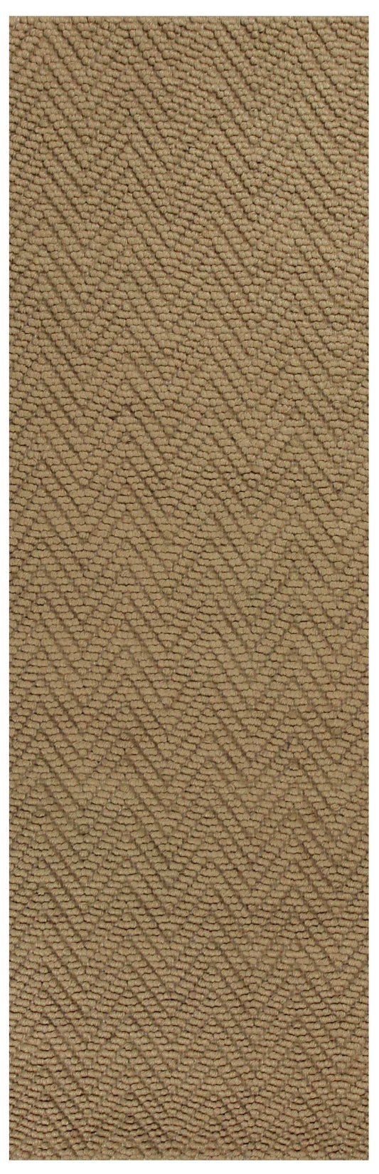 8' Natural Chevron Hand Woven Area Rug - Homeroots - Flyclothing LLC