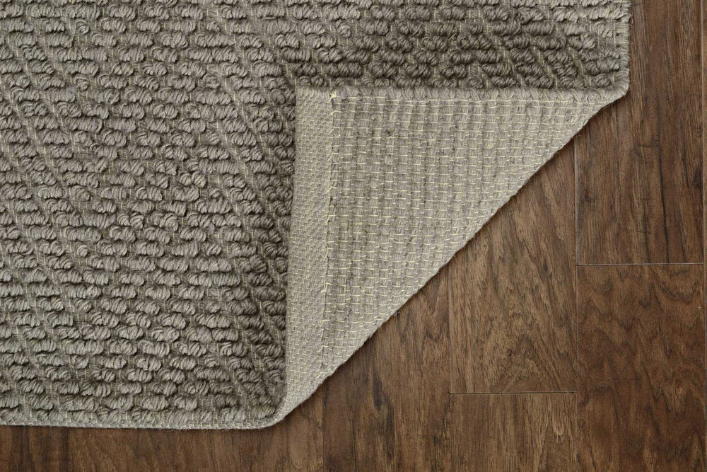 7' Gray Handmade Runner Rug - Homeroots - Flyclothing LLC