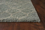 8' X 11' Gray and Beige Abstract Shag Area Rug - Homeroots - Flyclothing LLC