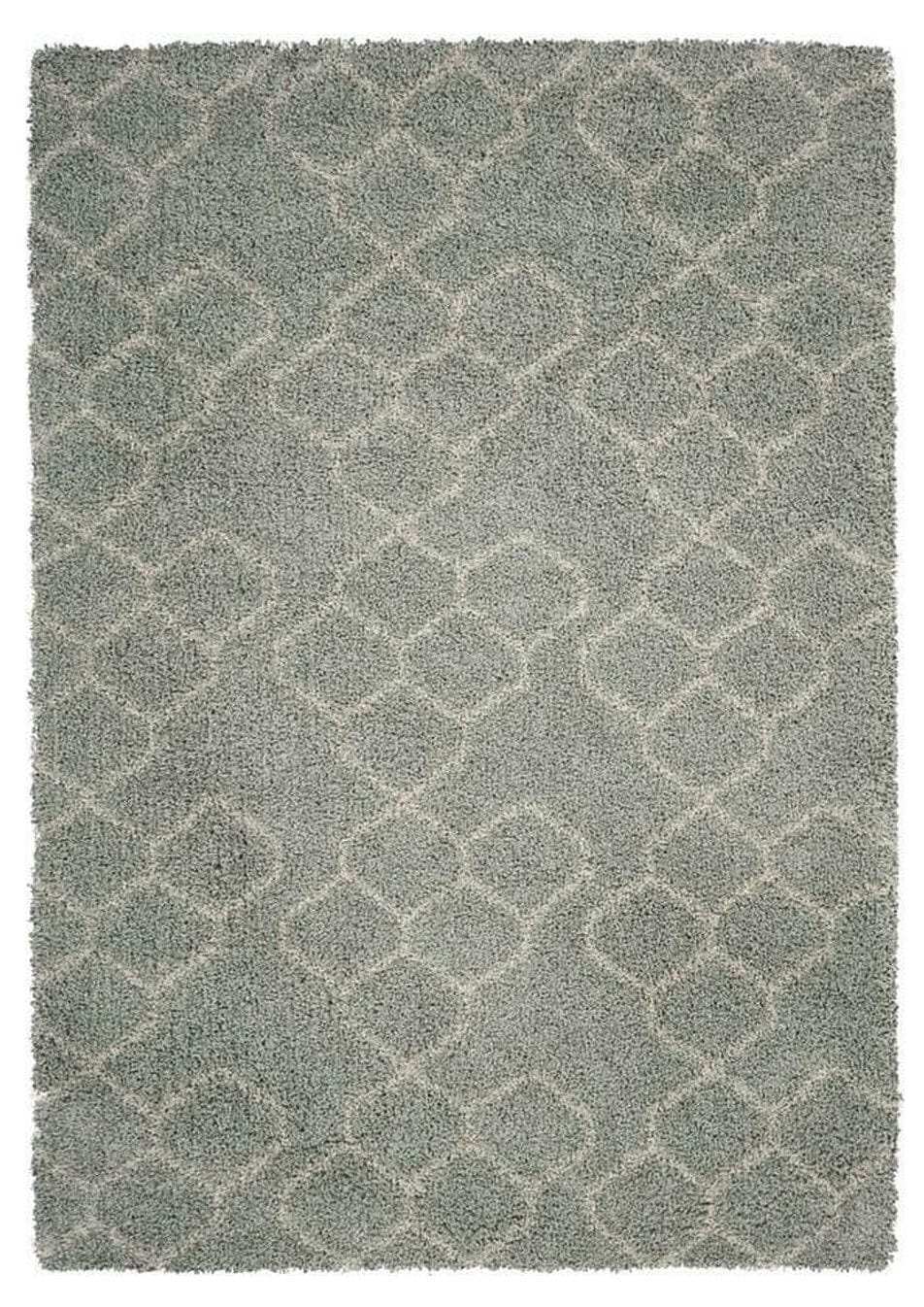 8' X 11' Gray and Beige Abstract Shag Area Rug - Homeroots - Flyclothing LLC