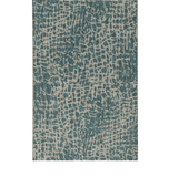 3' X 4' Teal Blue Abstract Indoor Outdoor Area Rug - Homeroots - Flyclothing LLC