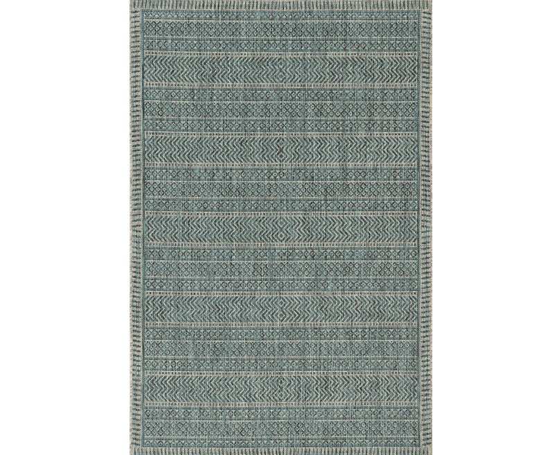3' X 4' Teal Polypropylene Area Rug - Homeroots - Flyclothing LLC