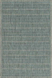 3' X 5' Teal Blue Geometric Indoor Outdoor Area Rug - Homeroots - Flyclothing LLC