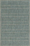 8' X 11' Teal Geometric Patterns Indoor Area Rug - Homeroots - Flyclothing LLC