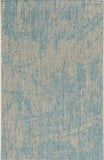 5' X 8' Teal Blue Abstract Indoor Outdoor Area Rug - Homeroots - Flyclothing LLC