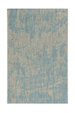 5' X 8' Teal Blue Abstract Indoor Outdoor Area Rug - Homeroots - Flyclothing LLC