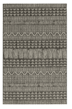 3' X 4' Charcoal Southwestern Indoor Outdoor Area Rug - Homeroots - Flyclothing LLC