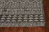 3' X 4' Charcoal Southwestern Indoor Outdoor Area Rug - Homeroots - Flyclothing LLC