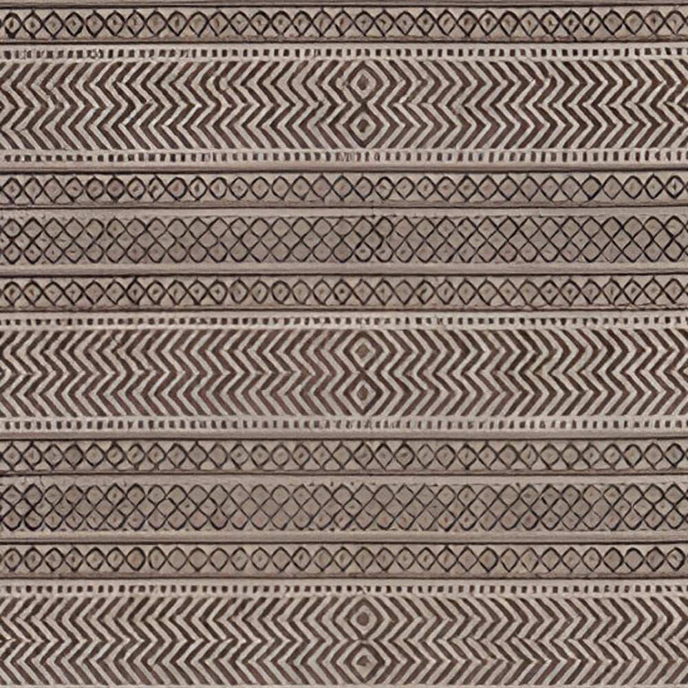 3' X 4' Brown Geometric Indoor Outdoor Area Rug - Homeroots - Flyclothing LLC