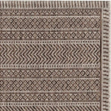 5' X 8' Brown Southwestern Indoor Outdoor Area Rug - Homeroots - Flyclothing LLC