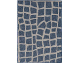 3' X 5' Blue and Gray Abstract Indoor Outdoor Area Rug - Homeroots - Flyclothing LLC