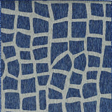 8' X 11' Blue and Gray Abstract Indoor Outdoor Area Rug - Homeroots - Flyclothing LLC